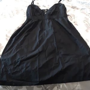 Brand new plain black strappy dress